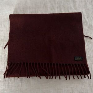 Italian-made Brown Cashmere Scarf